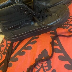 Vans black high top skate shoe‎ size 5.5